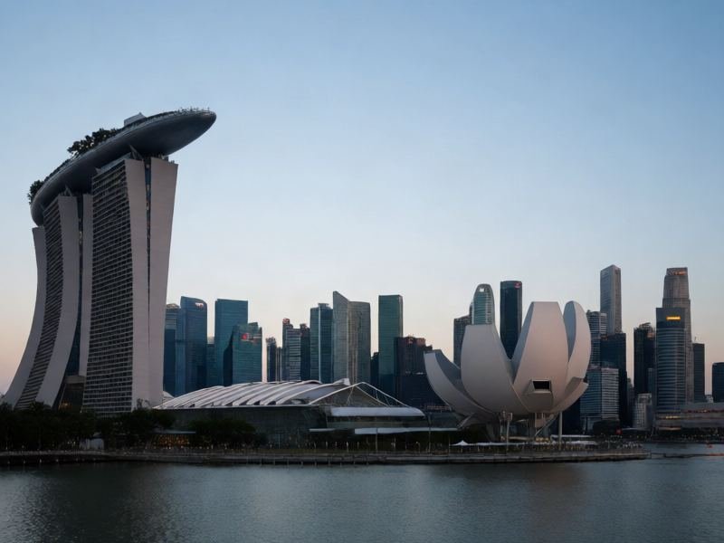 Singapore Marina Bay skyline